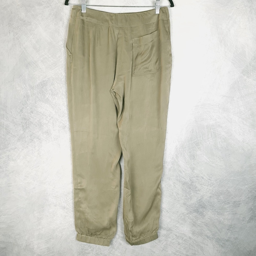 3.1 Phillip Lim Pants Womens 6 Green Viscose Jogger Elastic Cuff Relaxed Pull On - Picture 12 of 16